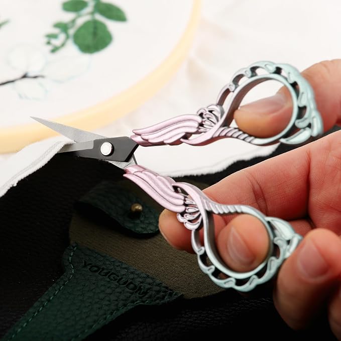 Sharp Detail Scissors with Case Embroidery Sewing Crafting Scissor - Image 7