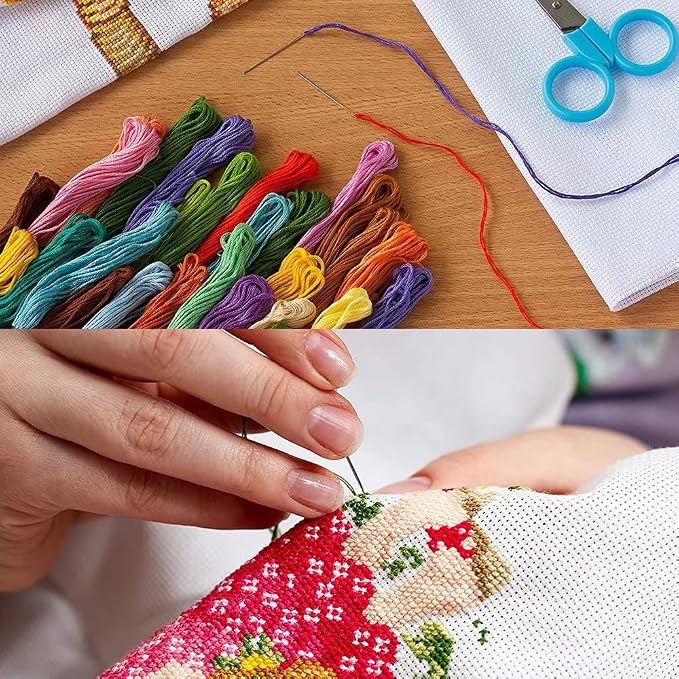 CROSSDECOR Stamped Cross Stitch Kits Beginners Full Range of Crossstitching - Image 5