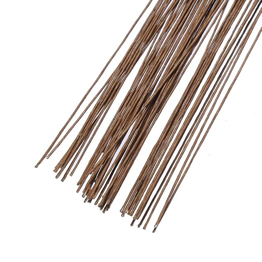 Decora 24 Gauge Brown Floral Wire 16 inch, 50/Package - Image 2