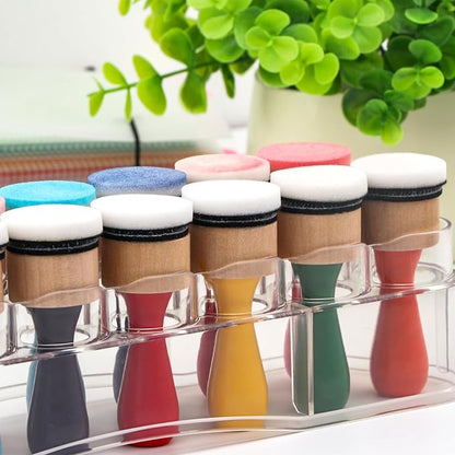 47 Packs Ink Blending Foam Pads Set, Include 8 Pcs Round Ink Mini Applicator - Image 7