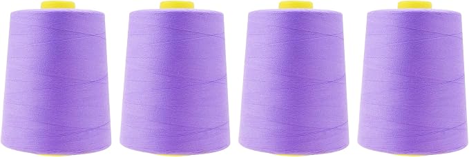 Mandala Crafts 4 Pack of Serger Threads Cones Spools by MandalaCrafts