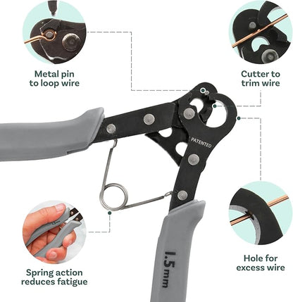 The Beadsmith One Step Looper – Create and Trim Consistent 1.5 mm Loops - Image 5