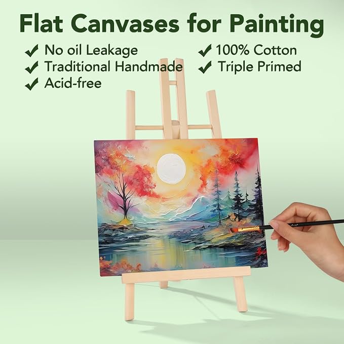 Canvases for Painting 8x10 Inch, 42 Pack Blank Painting Canvas Boards for - Image 3