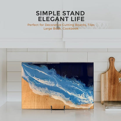 TR-LIFE Plate Stands/Holder for Display, 8 Inch, Metal Frame for Picture - Image 6