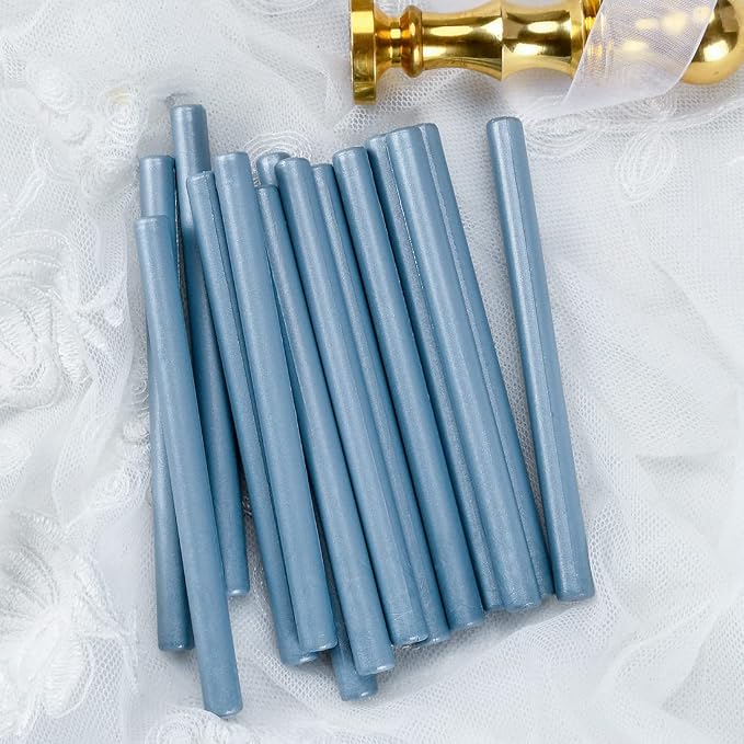 16 PCS Dirty Blue Small Glue Gun Sealing Wax Sticks - Image 5
