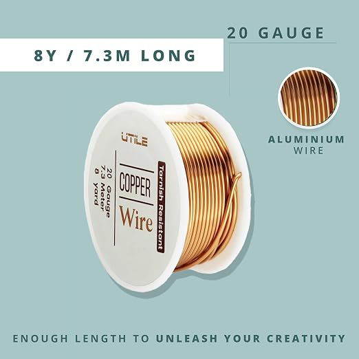 UTILE 18 20 22 24 Gauge 90 ft 99.9% Pure Soft Copper Wire - Image 4