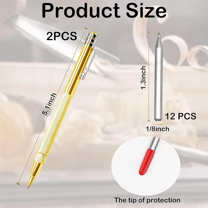 2 Pcs Tungsten Carbide Tip Scriber - Image 7