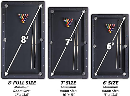 GoSports 6, or 8 ft Billiards Tables - Image 6