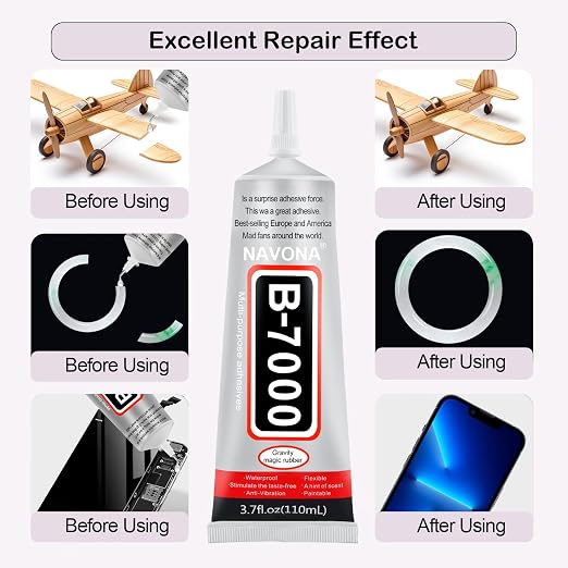 3 PCS 110ml B7000 Glue Clear - Image 8