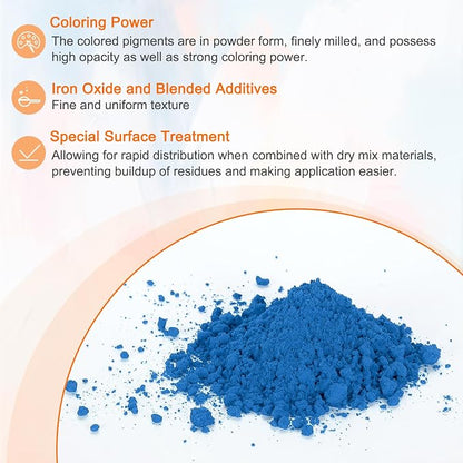 HARFINGTON Iron Oxide Powder Concrete Pigment 500 Mesh 3.5oz Iron Oxide Grout - Image 3