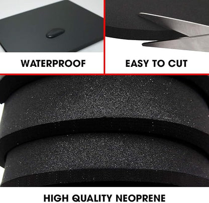 Dualplex Neoprene Sponge Foam Rubber Sheet 15x60 Inches x 1/2" Thick, Perfect - Image 2