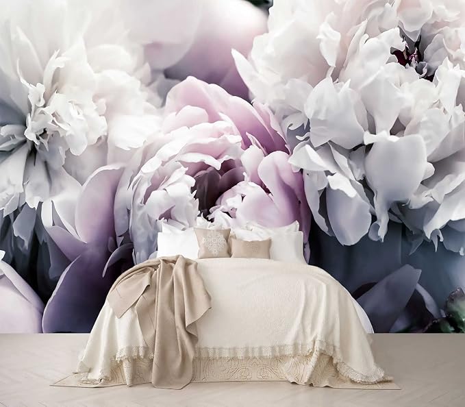 Floral Wallpaper Mural Large Rose Flowers Mural - Image 3