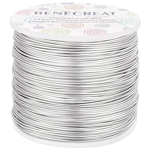 BENECREAT 12 17 18 Guage Aluminum Wire Anodized Jewelry Craft Making Beading by BENECREAT