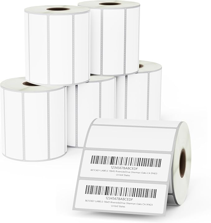 BETCKEY - 3" x 1" Address Removable Film Label - Durable Waterproof - Compatible by BETCKEY