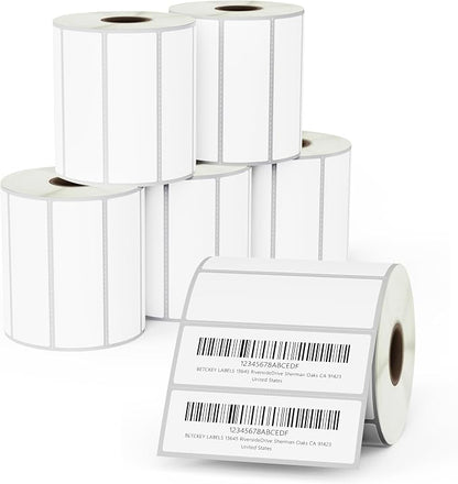BETCKEY - 3" x 1" Address Removable Film Label - Durable Waterproof - Compatible by BETCKEY