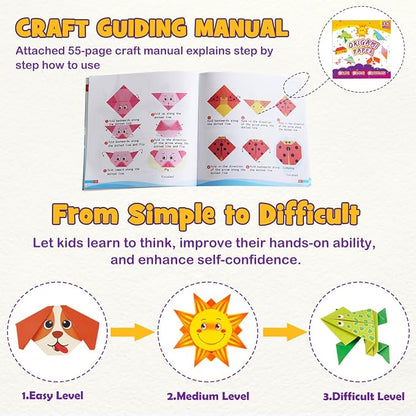 Pigipigi Kids Craft Origami Paper Kit - Image 3