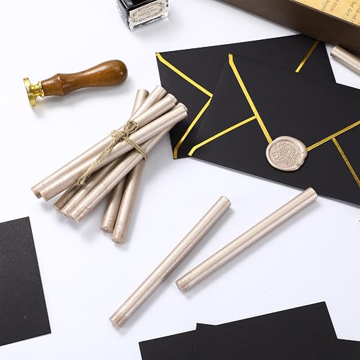 Nuanchu 15 Pcs Glue Gun Sealing Wax Sticks Retro Vintage Wax Sticks - Image 8