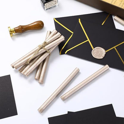 Nuanchu 15 Pcs Glue Gun Sealing Wax Sticks Retro Vintage Wax Sticks - Image 8
