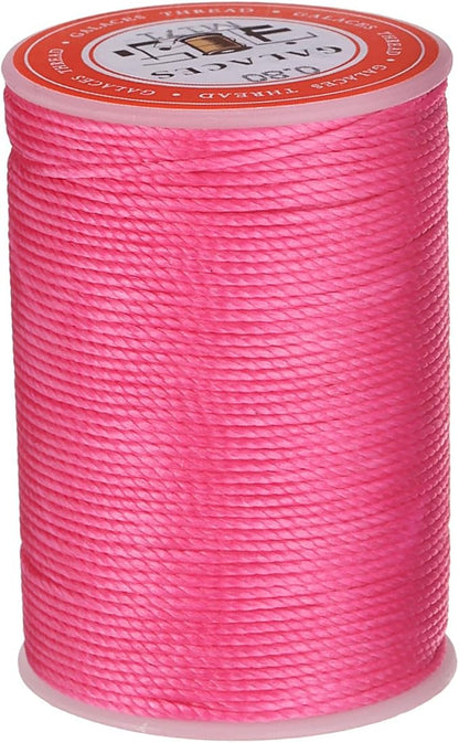 uxcell Round Leather Sewing Waxed Thread, 55m / 60 Yards Wax Polyester String by uxcell