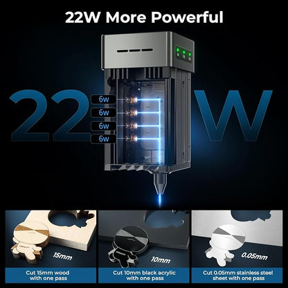 Creality Laser Engraver 22W Output, 120W High Power Laser Engraving Machine - Image 2