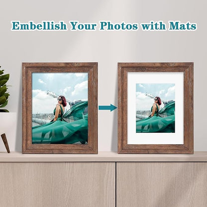 ZBEIVAN 11x14 White Picture Mats - Image 5