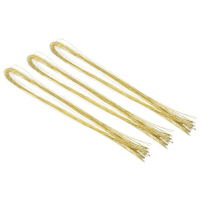 PATIKIL 32 Inch 24 Gauge Floral Stem Wire, 3 Pack/120 Pieces Bouquet Stem Paper by PATIKIL