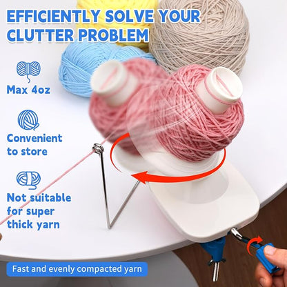 UzecPk Yarn Winder, Yarn Winder Spinner - Image 2