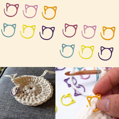 Stitch Markers for Crocheting Cat Stitch Markers - Image 4