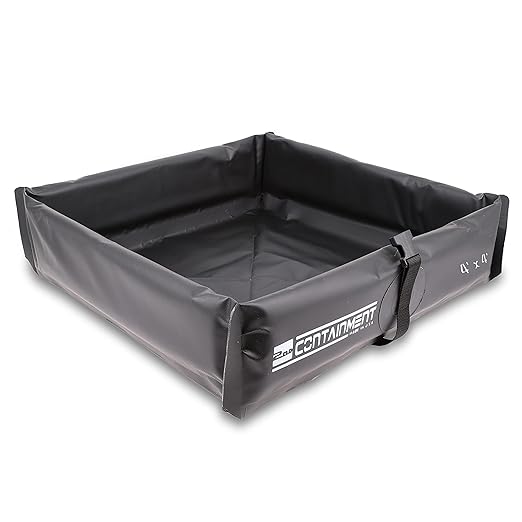 Duck Pond - 6’ x 6’- Black by SecondaryContainmentBerms-MadeinUSA