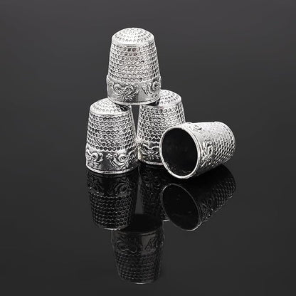 4Pack Thimbles for Hand Sewing, Sewing Thimble Hand-Working Sewing Thimble - Image 7