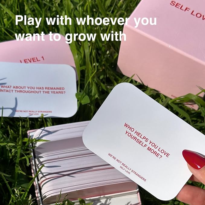 WE'RE NOT REALLY STRANGERS Self-Love Edition Card Game – A Reflection Game of - Image 3