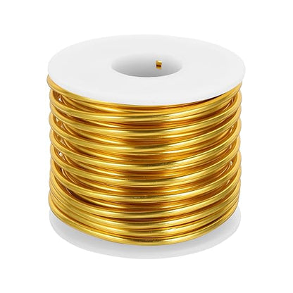 MECCANIXITY 9 Gauge Anodized Aluminum Craft Wire Bendable Bonsai Training Wire by MECCANIXITY