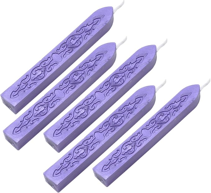 Yoption 5 Pcs Totem Fire Manuscript Sealing Seal Wax Sticks by Yoption