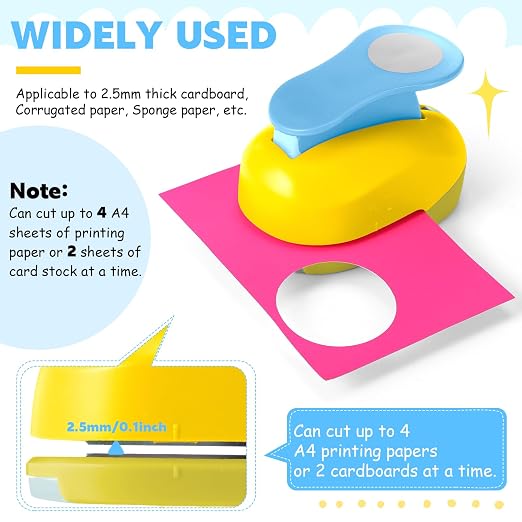 CHENGU 16 Pcs Craft Holes Punch Paper Punchers Scrapbook Punches - Image 6