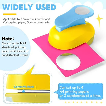 CHENGU 16 Pcs Craft Holes Punch Paper Punchers Scrapbook Punches - Image 6