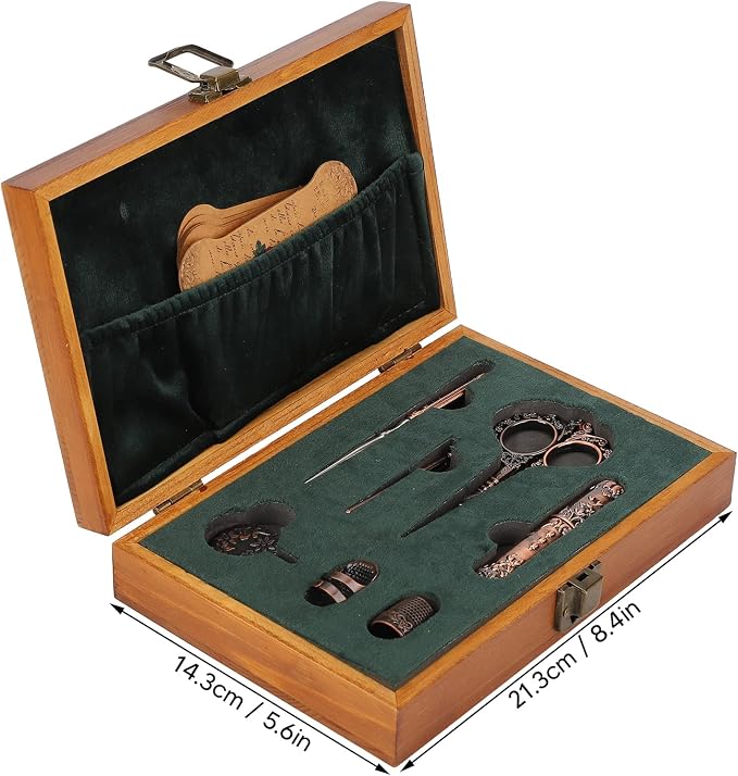 Pssopp Vintage Embroidery Scissors Set, Sewing Tool Kit - Image 6