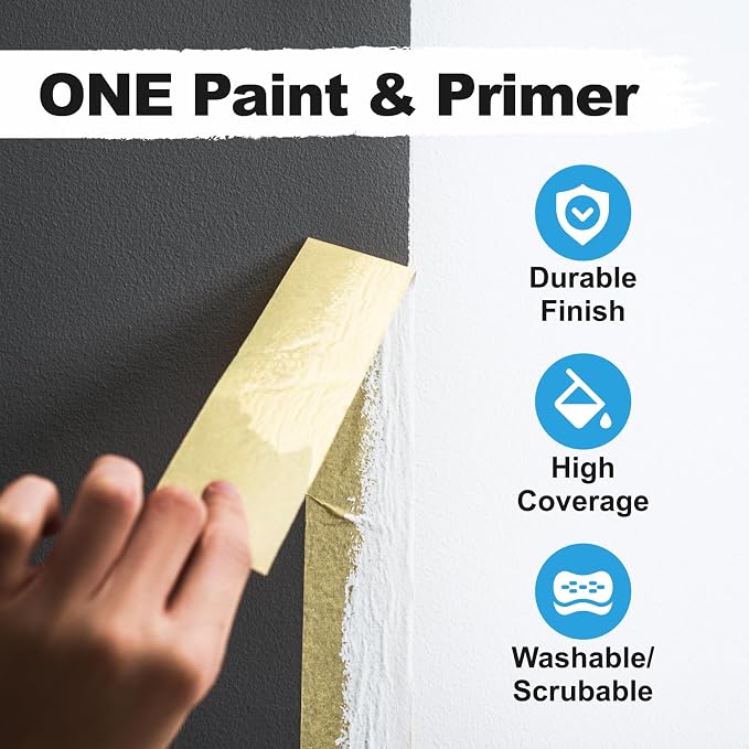 Kompozit ONE Ultra Cover Interior/Exterior White 100% Acrylic Paint & Primer - Image 4