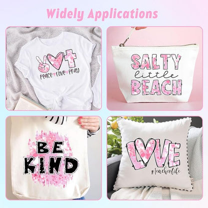 Tintnut Pink White Splash Heat Transfer Vinyl - Image 6