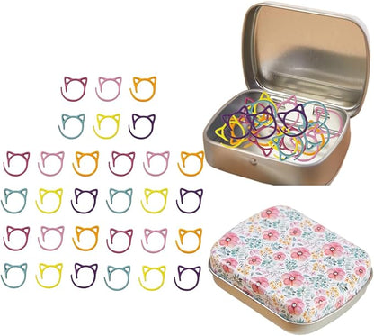 Stitch Markers for Crocheting Cat Stitch Markers by Hilsayum