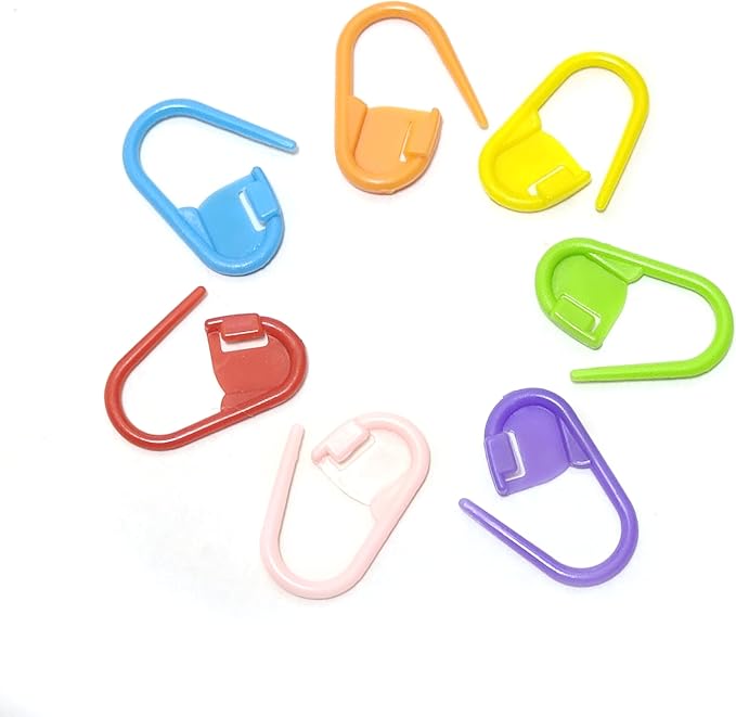 60Pcs Colorful Knitting Markers Crochet Clips Crochet Pins Bulk Stitch Markers - Image 4