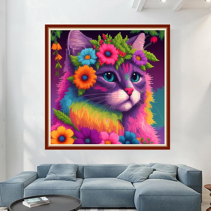 Dimensean Stamped Cross Stitch Kits Full Range of Embroidery Patterns Starter - Image 2