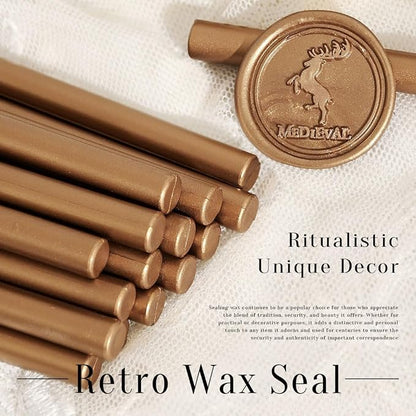 Classic Antique Gold Sealing Wax Stick, Wax Seal Stick - Image 4