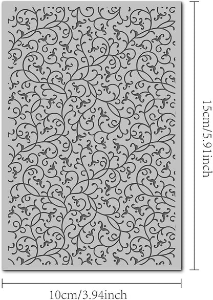 Arbuya Swirls Polymer Clay Texture Mat - Image 3