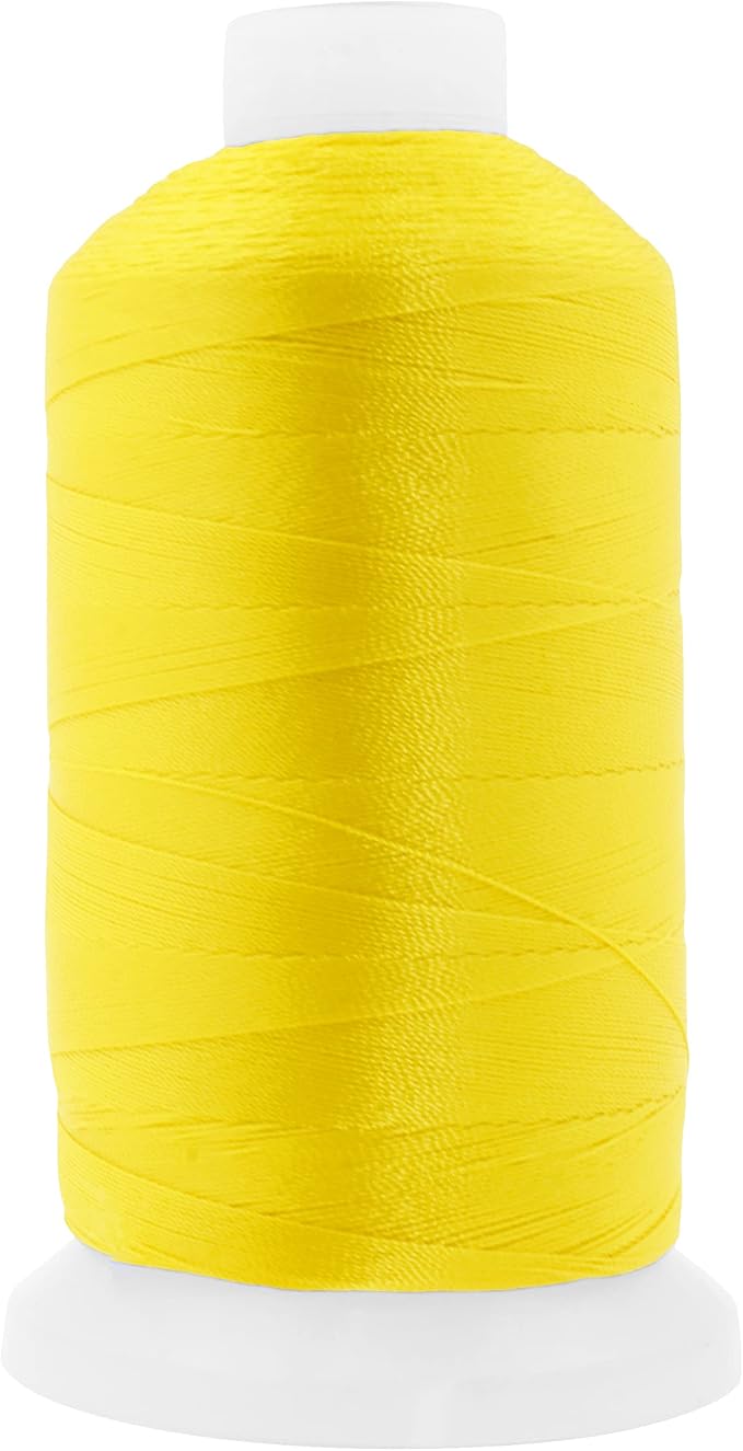Mandala Crafts Yellow Heavy Duty Thread -1500 Yds Tex 90 Thread by MandalaCrafts