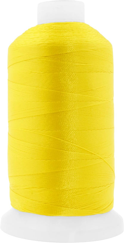 Mandala Crafts Yellow Heavy Duty Thread -1500 Yds Tex 90 Thread by MandalaCrafts