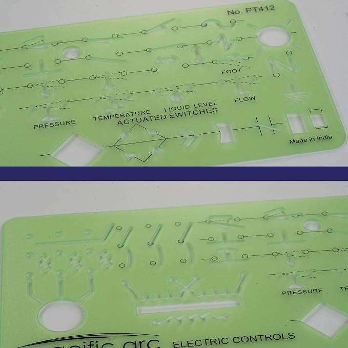 Pacific Arc Electrical Controls Template Guide, Standard Symbols Used in - Image 4
