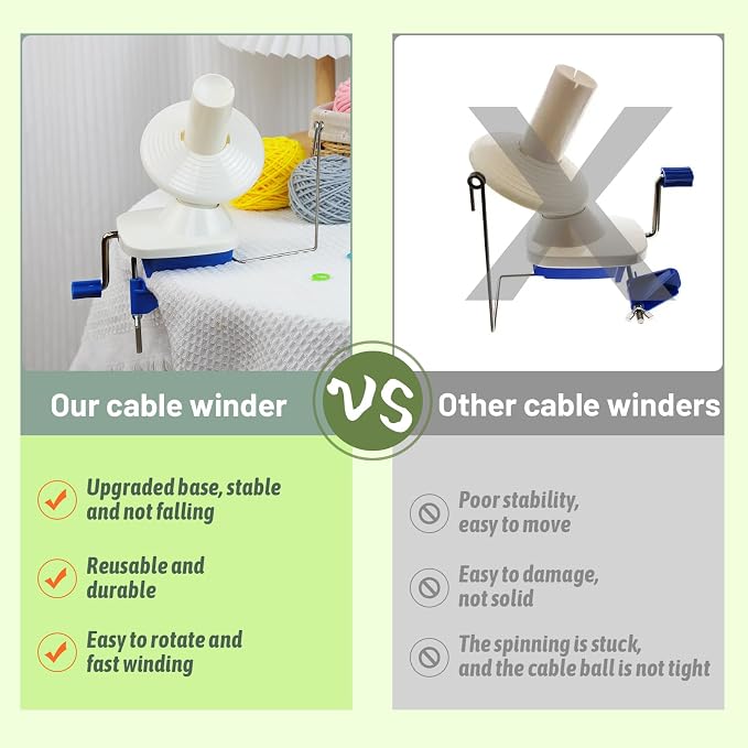 Yarn Winder, Yarn Ball Winder for Crocheting - Image 4