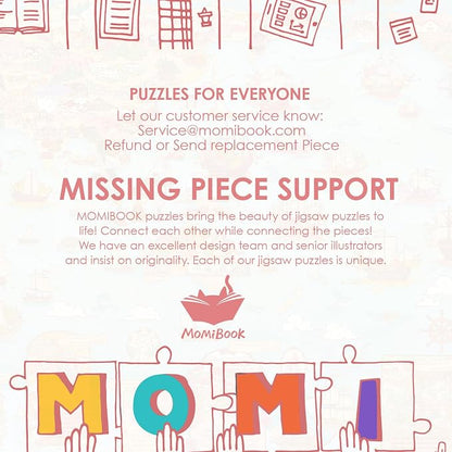 MOMIBOOK Puzzles for Adults 1300 Pieces Jigsaw Puzzles of Flower Great - Image 7