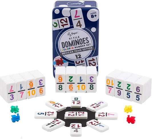 Regal Games Mexican Train Dominoes Set by RegalGames
