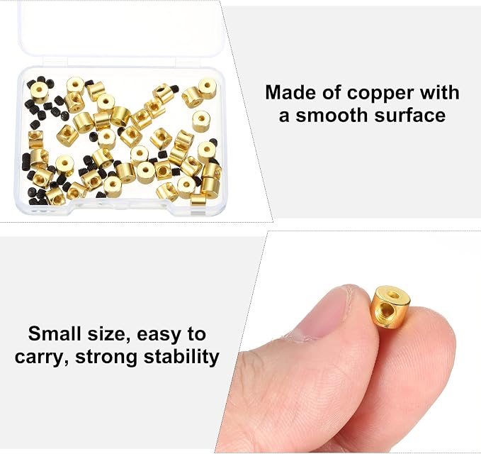 MECCANIXITY 40 Pcs Metal Locking Pin Backs, Locking Pin Keepers Clasp 5mm - Image 5